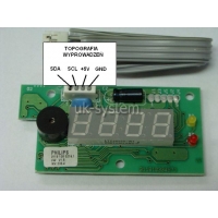 WYŚWIETLACZ LED Z INTERFEJSEM I2C